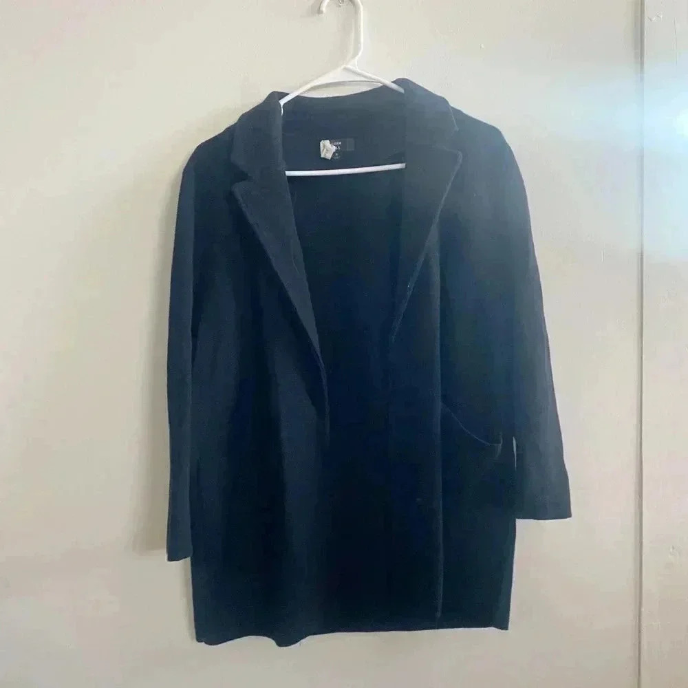 J.crew‎ black Sophie sweater blazer small